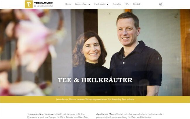 Onlineshop Teekammer