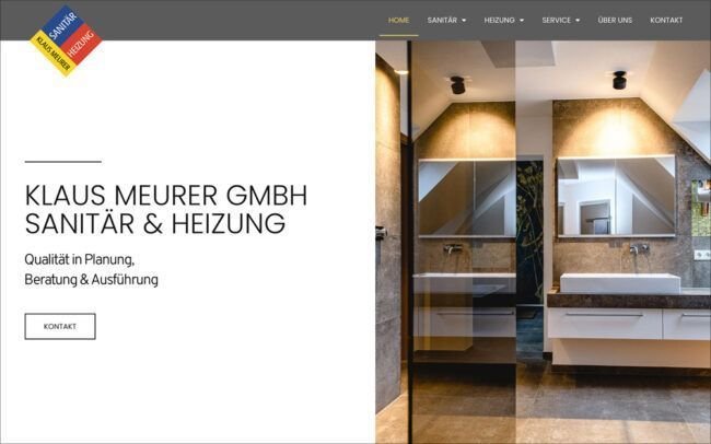Webentwicklung fuer Sanitaer und Heizung